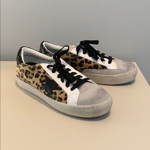 Shein Leopard Star Shoes